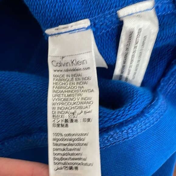 Calvin Klein Women’s Sweatshirt XS Pullover Crewneck Blue - Picture 6 of 7